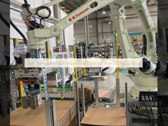 Industria Robótica OEM Kawasaki Palletizer Robot CP300L suelo