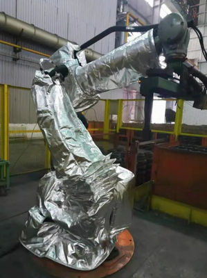 Traje de protección para robots industriales Manga de robot resistente a altas temperaturas