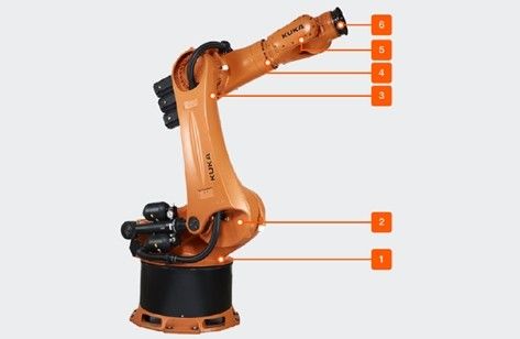 Kr500 Kuka Robot Seis Ejes Robot de trabajo pesado para automatización avanzada