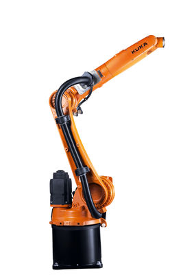 kuka kr 6 mecánico industrial de seis ejes equipado con una variedad de sensores
